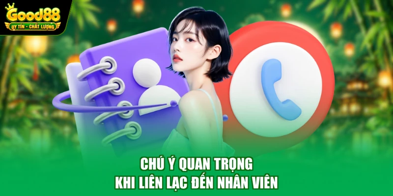 CSKH Good88 3 Chú ý quan trọng khi liên lạc đến nhân viên