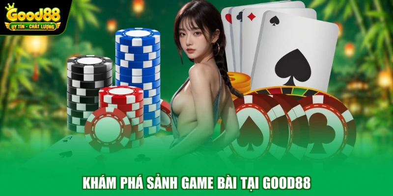 Khám phá sảnh game bài tại Good88
